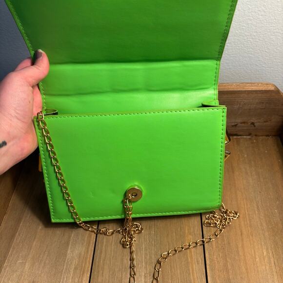 Springtime Lime Green Handbag Crossbody - Picture 2 of 4